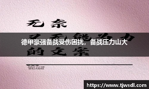 德甲豪强备战受伤困扰，备战压力山大